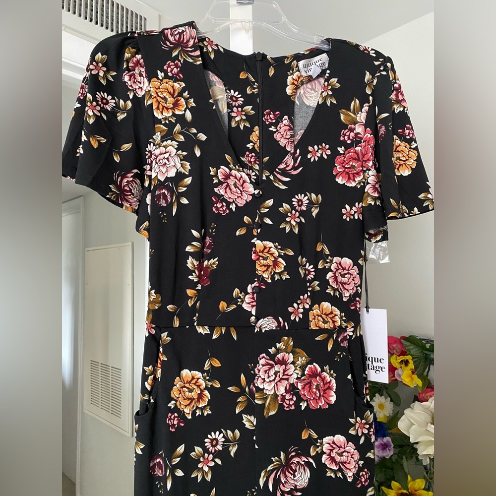 Floral jumpsuit NWT